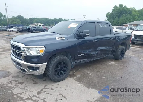 2020 Ram 1500 Big Horn 4X4 5'7 Box из США, поврежденный, VIN 1C6SRFFT2LN348660